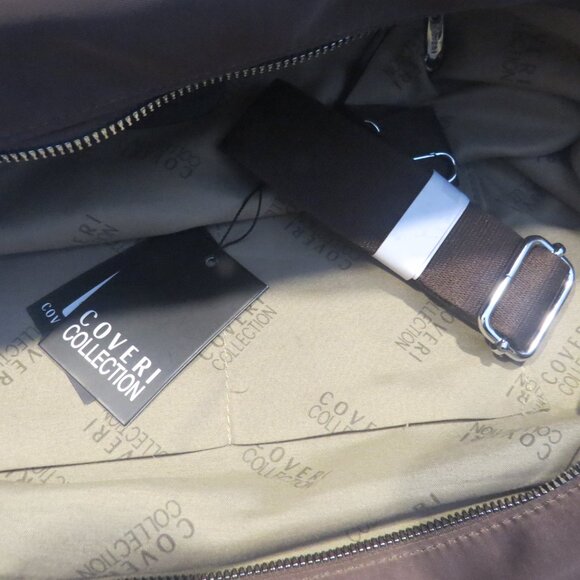 Coveri Collection Large Brown Nylon Travel Tote Bag – New with Tags (B2) - Picture 7 of 9